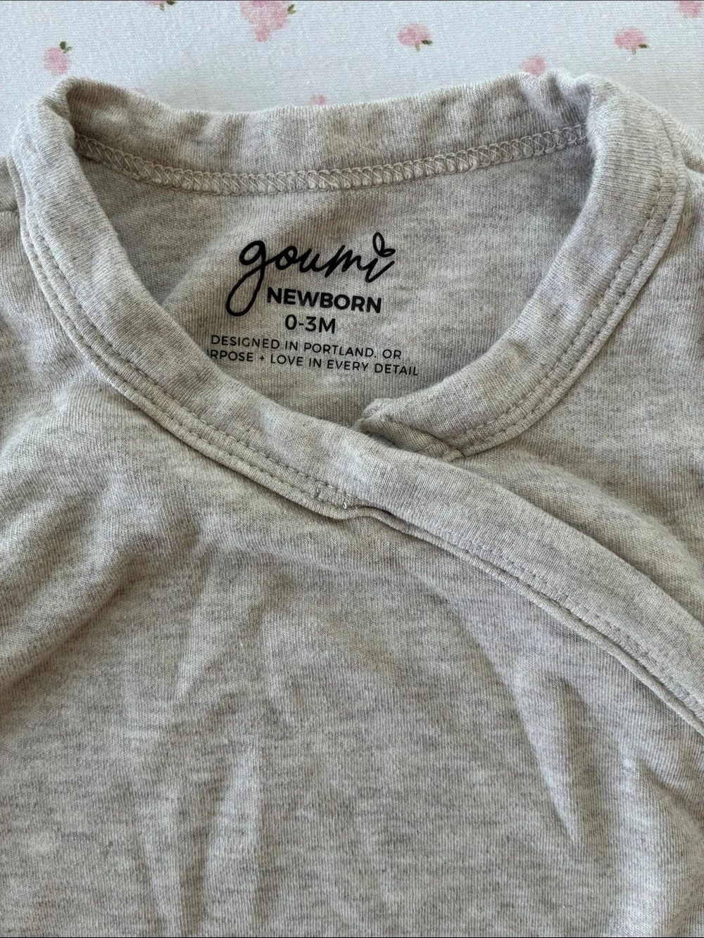 Goumi Organic Cotton Bamboo 1.0 Tog Newborn Sleepbag Sleep Sack